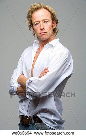arms folded, blue eyes, blond, Arms crossed View Large Photo Image Picture - arms folded, blue eyes, blond, Arms crossed. Fotosearch
