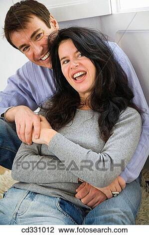 at-home, brunette, bonding, bond, 30's View Large Photo Image Stock Image - at-home, brunette, bonding, bond, 30's. Fotosearch