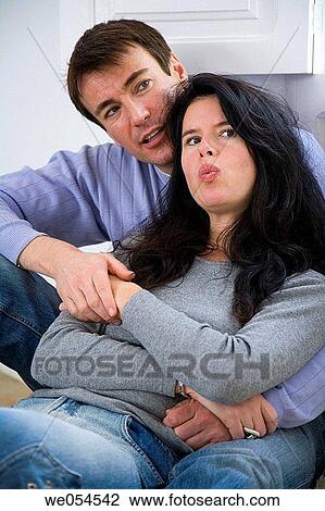 at-home, brunette, bonding, bond, 30's View Large Photo Image Stock Image - at-home, brunette, bonding, bond, 30's. Fotosearch