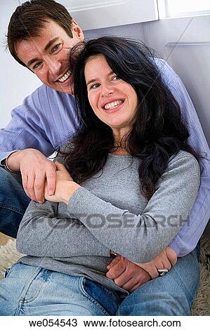 at-home, brunette, bonding, bond, 30's View Large Photo Image Stock Image - at-home, brunette, bonding, bond, 30's. Fotosearch