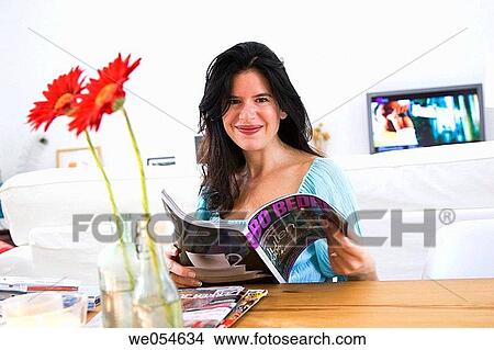 at-home, calm, browsing, browse, 30's View Large Photo Image Picture - at-home, calm, browsing, browse, 30's. Fotosearch