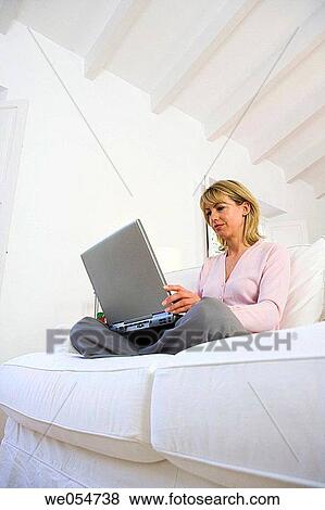 at-home, comfort, 30's View Large Photo Image Stock Photo - at-home, comfort, 30's. Fotosearch