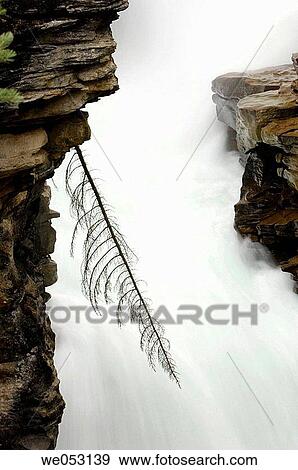 Stock Photo - Athabasca Falls. Jasper National Park, Alberta. Fotosearch