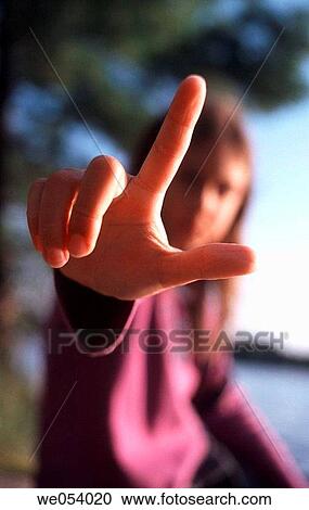 Stock Image - attitude, blurred, blond, badly, arrogance. Fotosearch