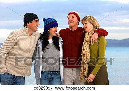 Stock Photo - autumn, beach, baby boomer, amusement. Fotosearch