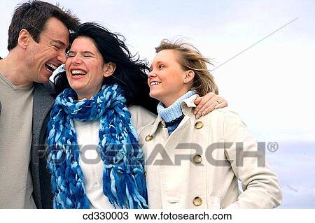 autumn, bonding, bond, beach, 30's View Large Photo Image Stock Image - autumn, bonding, bond, beach, 30's. Fotosearch
