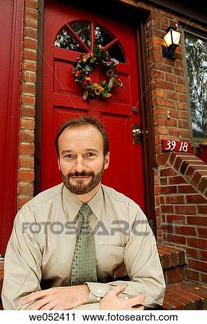 Stock Image - baby boomer, beard, business, businessman, businesspeople. Fotosearch