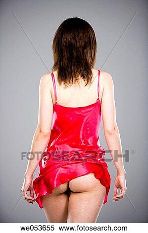 back view, brunette, contemporary View Large Photo Image Stock Photography - back view, brunette, contemporary. Fotosearch