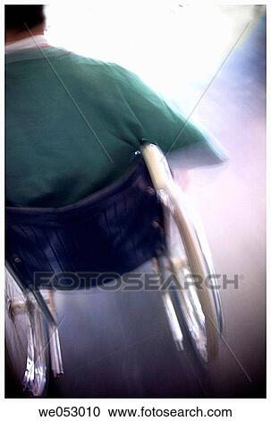 Stock Image - back view, contemporary, blurred motion, anonymous. Fotosearch