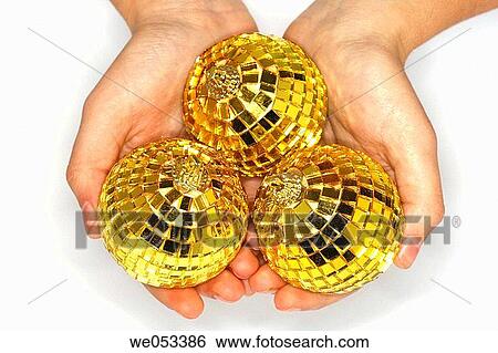Stock Photograph - background, ball, bauble, bright, brilliant. Fotosearch