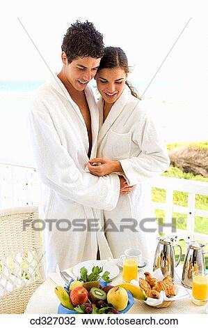 balcony, bonding, bond, bathrobe, accommodation View Large Photo Image Stock Image - balcony, bonding, bond, bathrobe, accommodation. Fotosearch