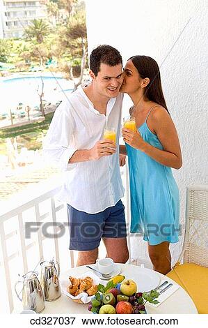balcony, breakfast, bonding, bond, accommodation View Large Photo Image Stock Photo - balcony, breakfast, bonding, bond, accommodation. Fotosearch