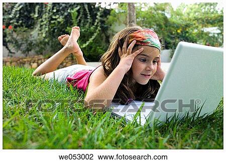 barefoot, child, childhood, computer View Large Photo Image Stock Image - barefoot, child, childhood, computer. Fotosearch