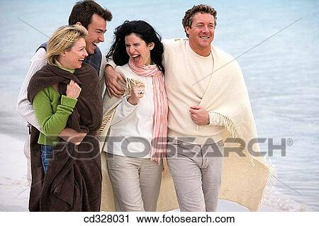 beach, bond, blanket, 30's View Large Photo Image Stock Image - beach, bond, blanket, 30's. Fotosearch
