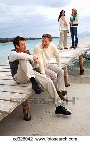 beach, calm, chat View Large Photo Image Stock Image - beach, calm, chat. Fotosearch