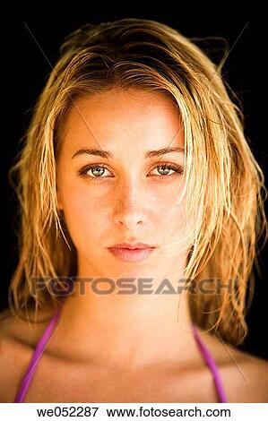 beauty, blond, Close-up, contemporary View Large Photo Image Stock Photo - beauty, blond, Close-up, contemporary. Fotosearch