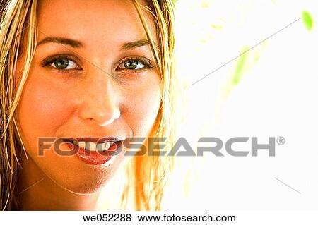 beauty, blond, Close-up, contemporary View Large Photo Image Stock Photo - beauty, blond, Close-up, contemporary. Fotosearch