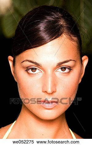 beauty, brunette, Close-up, contemporary View Large Photo Image Stock Photography - beauty, brunette, Close-up, contemporary. Fotosearch