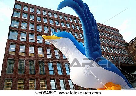 Big inflatable gull and office building, foundation of handicapped kids, Ijhaven, Amsterdam, Holland, Netherlands View Large Photo Image Stock Image - Big inflatable gull and office building, foundation of handicapped kids, Ijhaven, Amsterdam, Holland, Netherlands. Fotosearch
