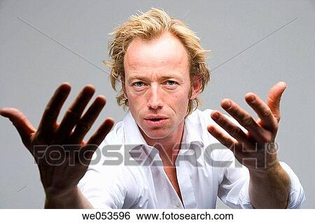 blond, blue eyes, 30's View Large Photo Image Stock Photograph - blond, blue eyes, 30's. Fotosearch