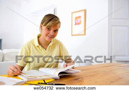 blond, child, book, at-home View Large Photo Image Stock Image - blond, child, book, at-home. Fotosearch