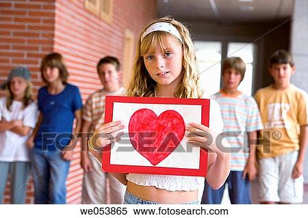 Stock Photography - blond, child, companion, contemporary. Fotosearch