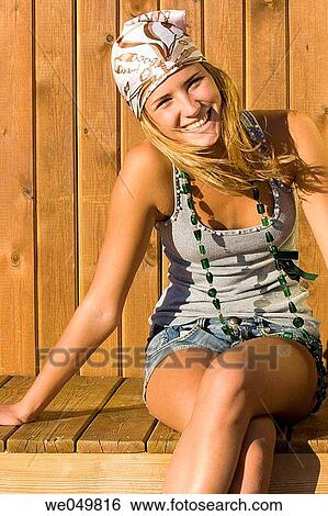 blond, contemporary, adolescence View Large Photo Image Stock Photograph - blond, contemporary, adolescence. Fotosearch