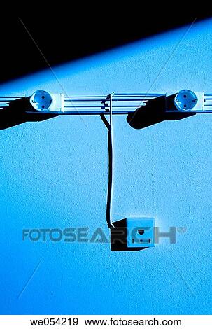 blue, blue-toned, cable, concept, detail View Large Photo Image Stock Photo - blue, blue-toned, cable, concept, detail. Fotosearch