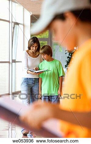 Stock Photograph - book, boy, child. Fotosearch