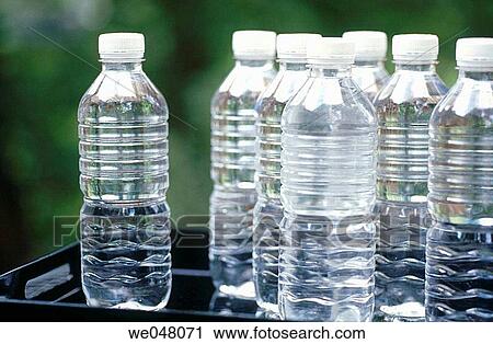Stock Image - Bottled water. Fotosearch