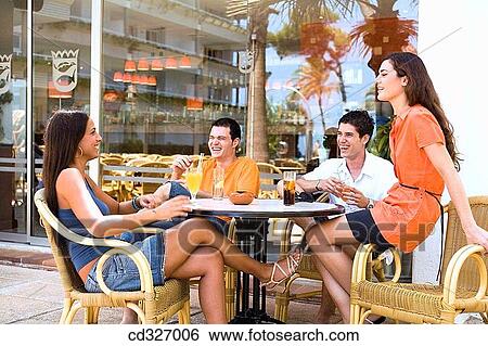 boy, Cafe terrace, 20's View Large Photo Image Stock Photograph - boy, Cafe terrace, 20's. Fotosearch