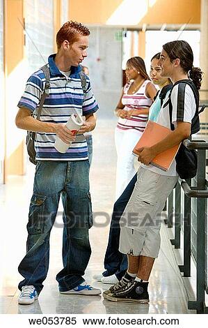 boy, chat, break-time, break, adolescence View Large Photo Image Stock Photography - boy, chat, break-time, break, adolescence. Fotosearch