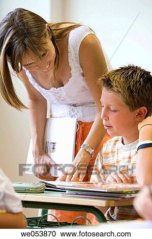boy, classroom, child, 30's View Large Photo Image Stock Image - boy, classroom, child, 30's. Fotosearch