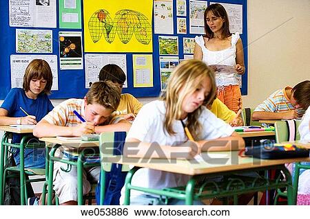 boy, classroom, child, 30's View Large Photo Image Stock Photograph - boy, classroom, child, 30's. Fotosearch