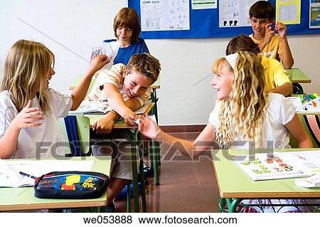 boy, classroom, child, amusement View Large Photo Image Stock Photo - boy, classroom, child, amusement. Fotosearch