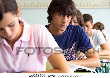 boy, companion, classroom, adolescence View Large Photo Image Stock Image - boy, companion, classroom, adolescence. Fotosearch