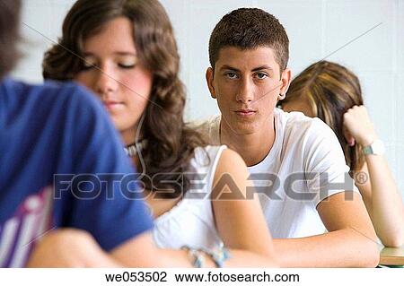 boy, companion, classroom, adolescence View Large Photo Image Stock Image - boy, companion, classroom, adolescence. Fotosearch
