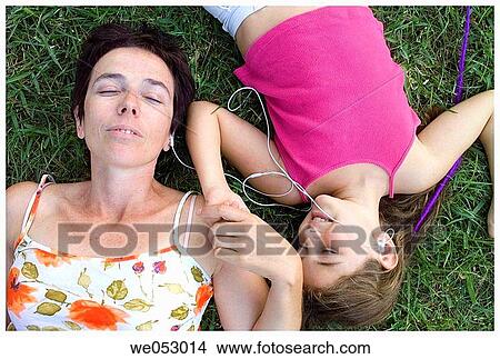 brunette, calm, child, chilling out View Large Photo Image Picture - brunette, calm, child, chilling out. Fotosearch