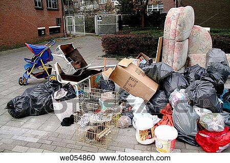 Bulky refuse in Amsterdam, Holland, Netherlands View Large Photo Image Stock Image - Bulky refuse in Amsterdam, Holland, Netherlands. Fotosearch