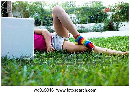 calm, child, computer, contemporary, day View Large Photo Image Stock Photograph - calm, child, computer, contemporary, day. Fotosearch