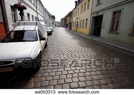 Cars on a street, Brandenburg an der Havel, Brandenburg, Germany, Europe. View Large Photo Image Stock Image - Cars on a street, Brandenburg an der Havel, Brandenburg, Germany, Europe.. Fotosearch