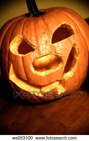 Carved Halloween pumpkin View Large Photo Image Stock Image - Carved Halloween pumpkin. Fotosearch