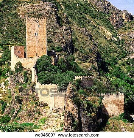 Castle, Cazorla. Ja? n province, Andalusia, Spain View Large Photo Image Stock Photo - Castle, Cazorla. Ja? n province, Andalusia, Spain. Fotosearch