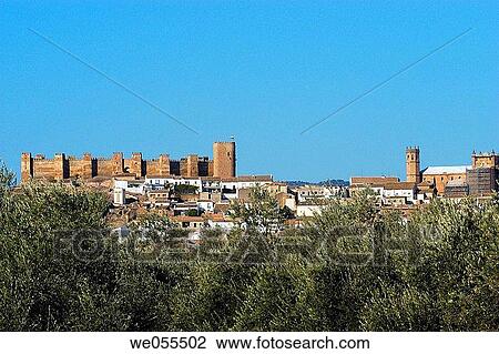 Castle of Bury Al-Hamma (19th century), Ba±os de la Encina. Ja? n province, Andalusia, Spain View Large Photo Image Stock Image - Castle of Bury Al-Hamma (19th century), Ba±os de la Encina. Ja? n province, Andalusia, Spain. Fotosearch
