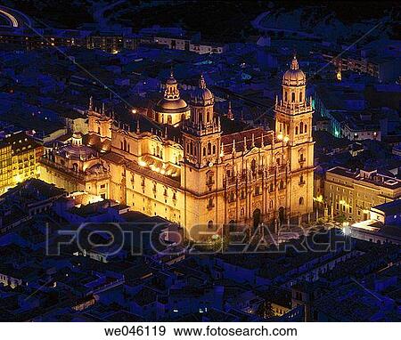 Cathedral, Ja? n. Andalusia, Spain View Large Photo Image Stock Photo - Cathedral, Ja? n. Andalusia, Spain. Fotosearch