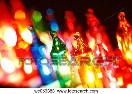 Stock Image - Christmas lights. Fotosearch