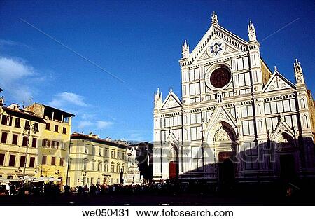 Church of the Santa Croce, Florence. Tuscany, Italy View Large Photo Image Stock Image - Church of the Santa Croce, Florence. Tuscany, Italy. Fotosearch