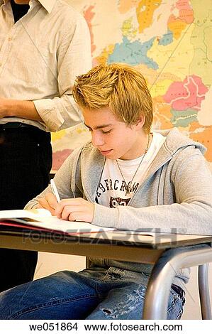 Picture - class, 14, boy, adolescence, 16, 12. Fotosearch