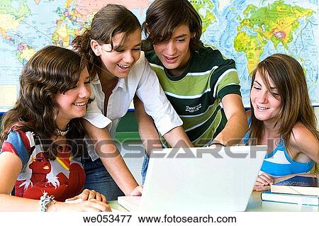 classroom, companion, adolescence View Large Photo Image Stock Photo - classroom, companion, adolescence. Fotosearch