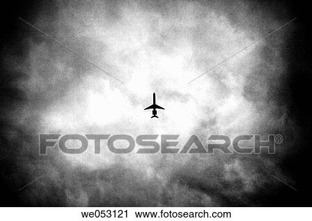 cloudy, aircraft, cloud, black and white, airplane, aeroplane View Large Photo Image Stock Image - cloudy, aircraft, cloud, black and white, airplane, aeroplane. Fotosearch